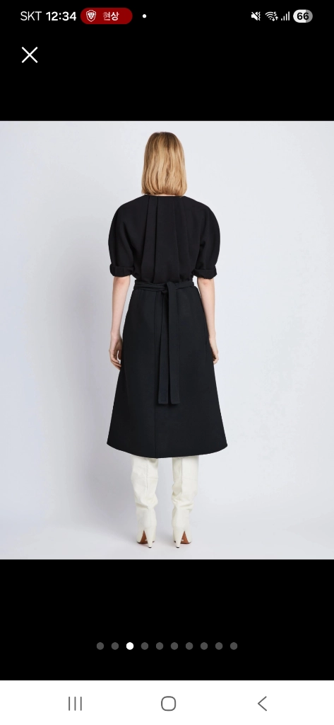 (정품)프로엔자슐러 Proenza Schouler 블랙 크루넥 블라우스탑 이미지