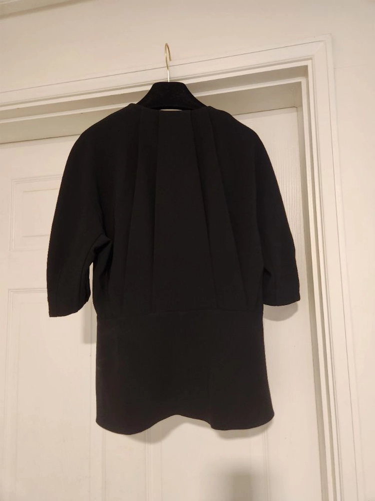 (정품)프로엔자슐러 Proenza Schouler 블랙 크루넥 블라우스탑 이미지