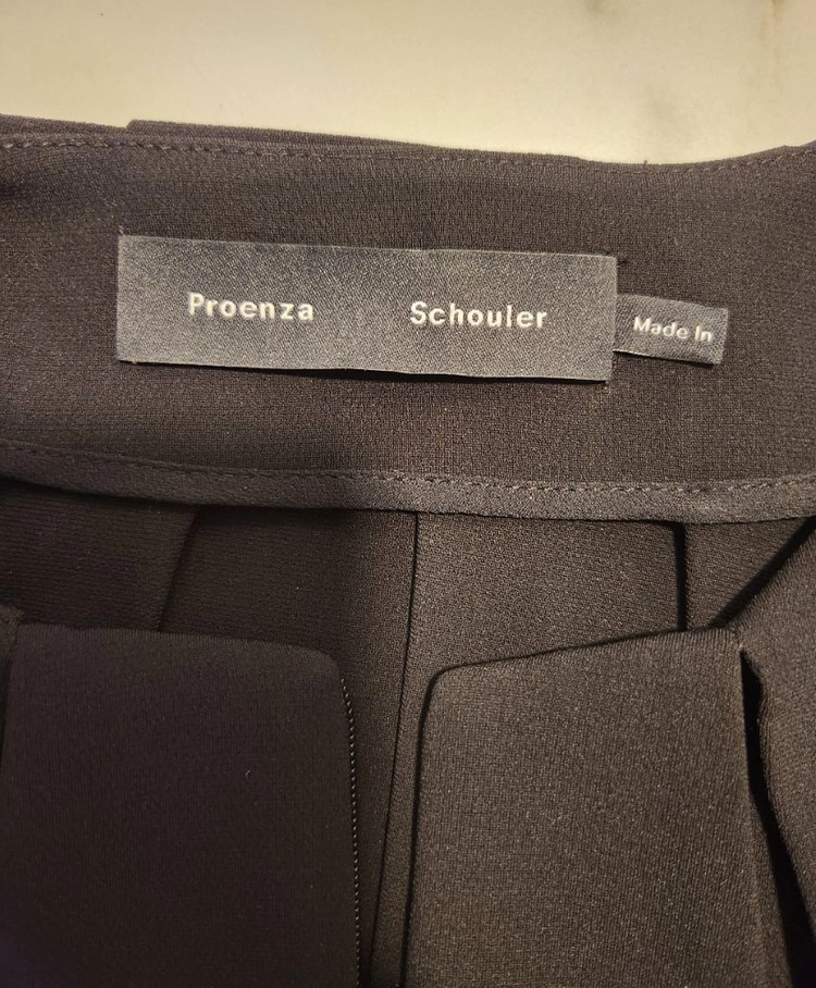 (정품)프로엔자슐러 Proenza Schouler 블랙 크루넥 블라우스탑 이미지