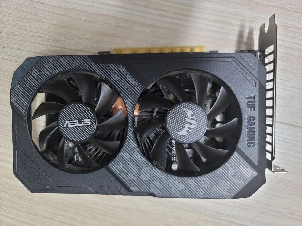 아수스 ASUS TUF Gaming GTX 1660 DUAL 게임 vgm 컴퓨터 부품 지포스 그래픽카드 글카 이미지