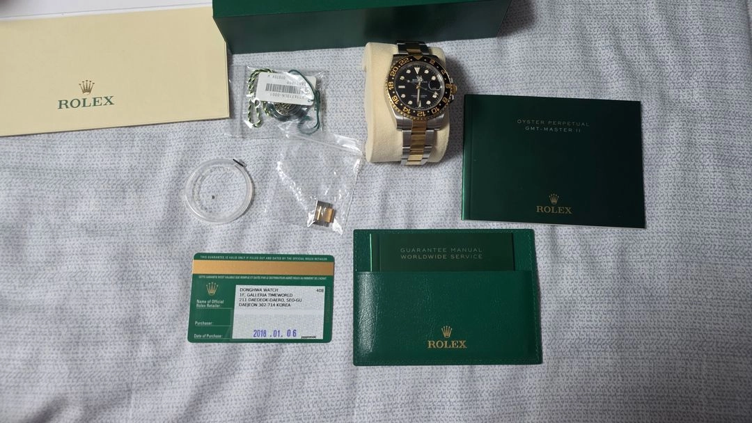 롤렉스 서브마리너 데이트 40mm 풀박스 이미지