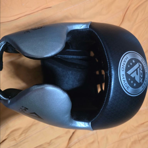 RDX L1 Mark Full Face Pro 복싱 헤드기어 블랙/실버 이미지