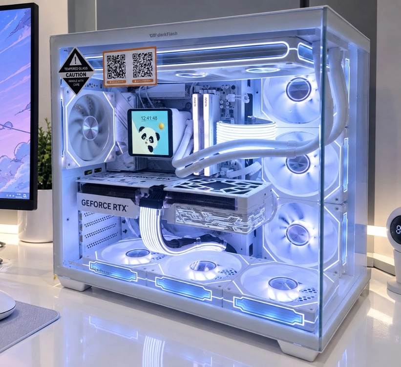 라이젠7 9800X3D RTX5070TI 화이트 신품PC 이미지
