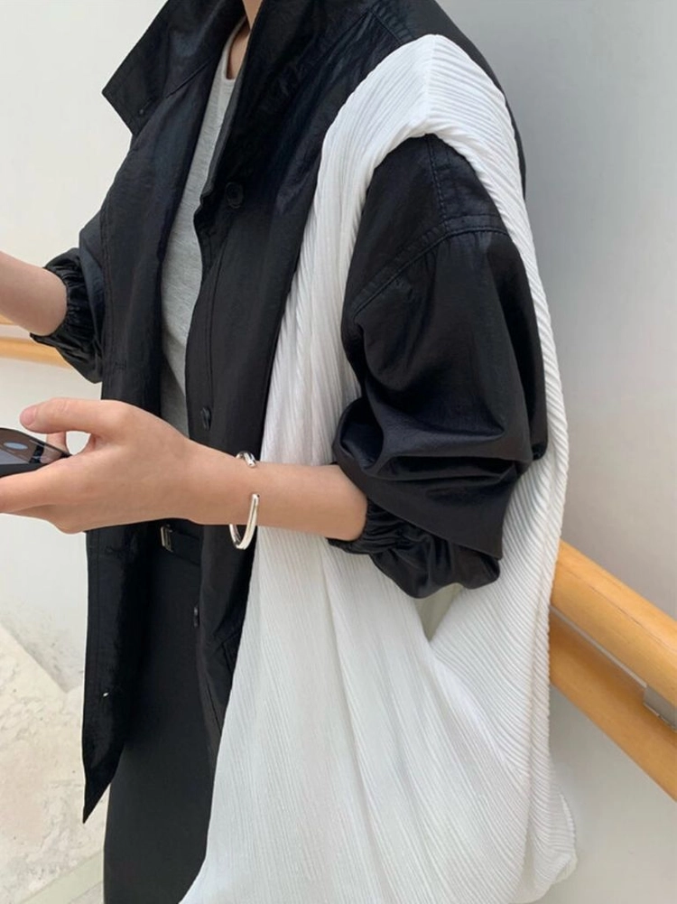 하우투러브미 샬럿 플리츠백 에코백 이미지