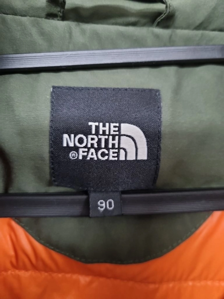 [노스페이스 THE NORTH FACE] 여성 퍼 후드 구스다운 롱 패딩 점퍼 (카키 / 90 L) 이미지
