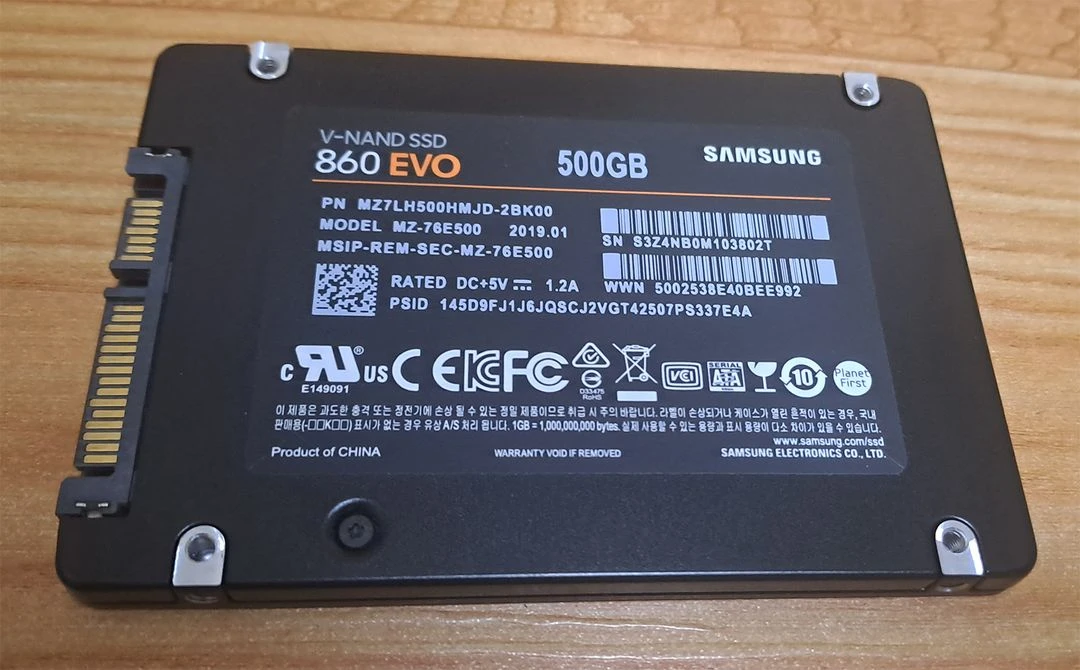 삼성 SSD 860 EVO 500GB 이미지