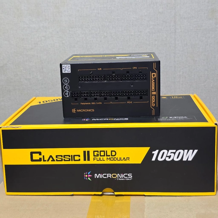 마이크로닉스 1050w 클래식 ll 골드 풀모듈러 팝니다 이미지