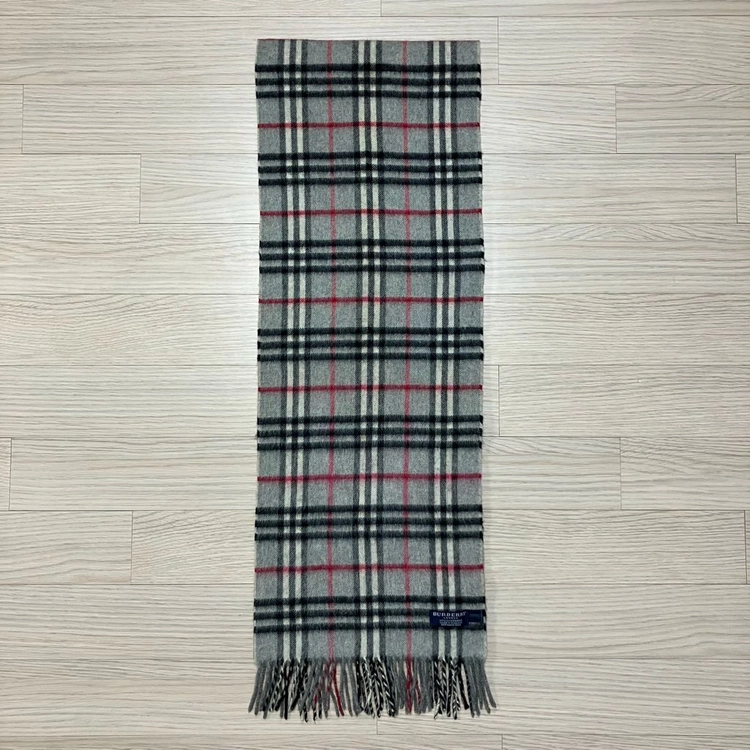 [정품] 버버리 그레이 노바체크 캐시미어 머플러 (burberry) 이미지