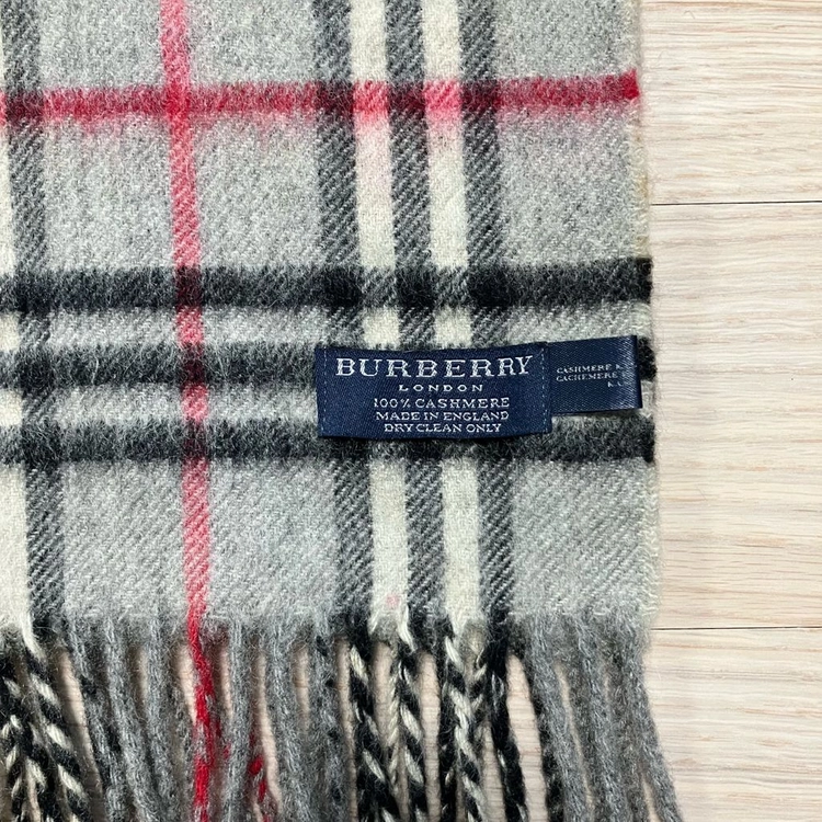[정품] 버버리 그레이 노바체크 캐시미어 머플러 (burberry) 이미지