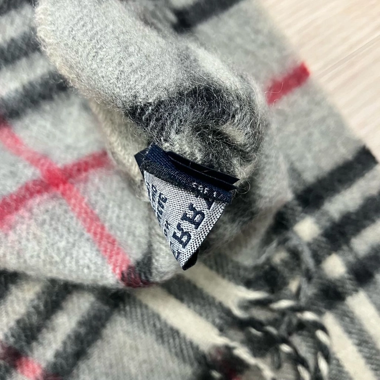 [정품] 버버리 그레이 노바체크 캐시미어 머플러 (burberry) 이미지