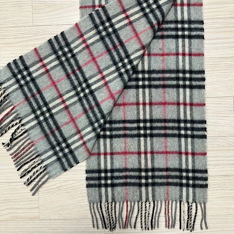 [정품] 버버리 그레이 노바체크 캐시미어 머플러 (burberry) 이미지