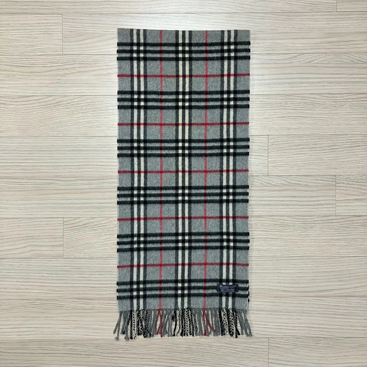 [정품] 버버리 그레이 노바체크 캐시미어 머플러 (burberry) 이미지