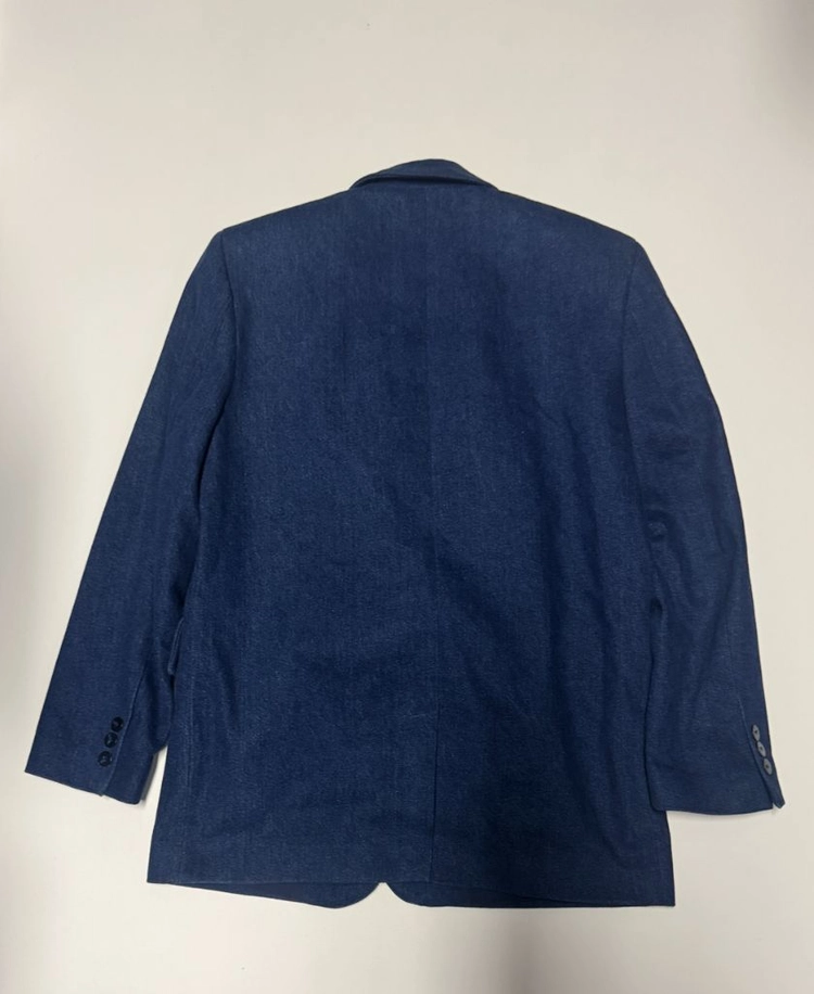 여성 자라 ZARA 오버핏 프렌치 정장 자켓 네이비 이미지