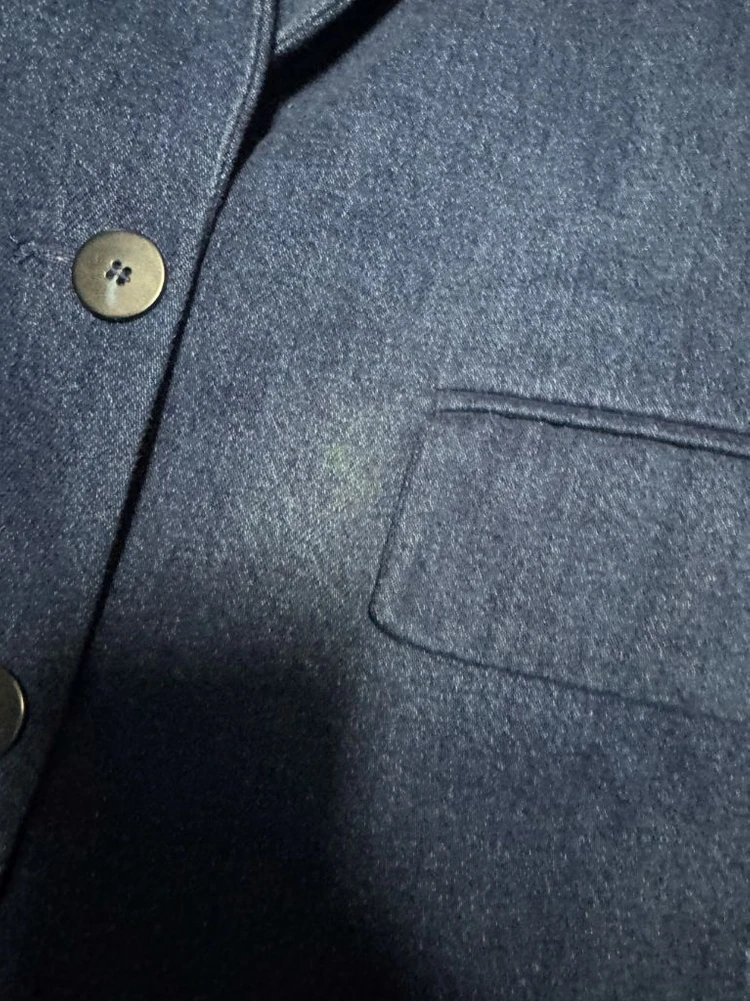 여성 자라 ZARA 오버핏 프렌치 정장 자켓 네이비 이미지