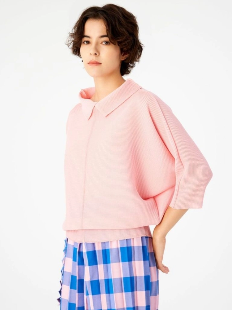 이세이미야케 돌먼 스트레치 플리츠 2 파우더 핑크 이미지