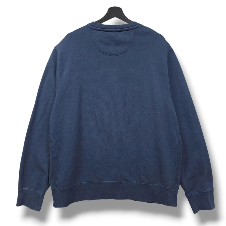 [3XL] 버버리 네이비 클래식 맨투맨 기모 긴팔티셔츠 이미지