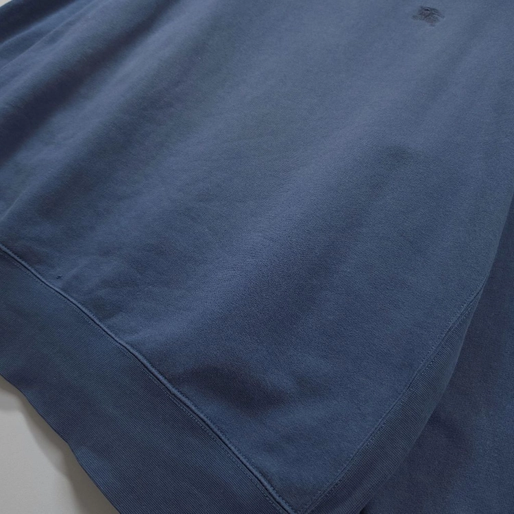 [3XL] 버버리 네이비 클래식 맨투맨 기모 긴팔티셔츠 이미지