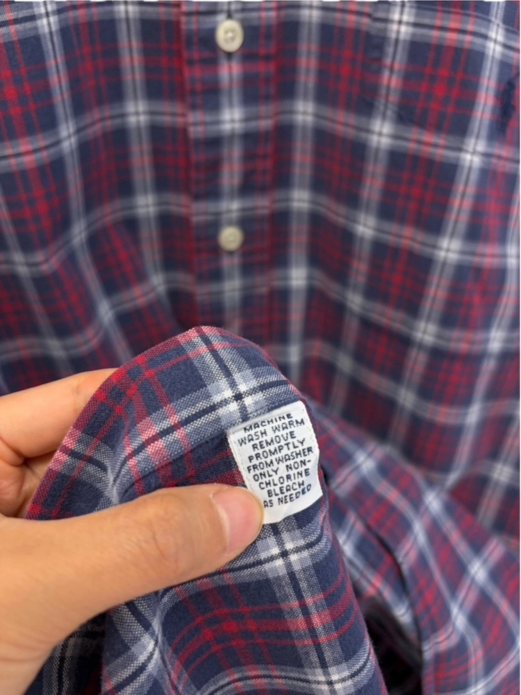 90년대 폴로 무레 체크 포켓 셔츠 (2XL) 이미지