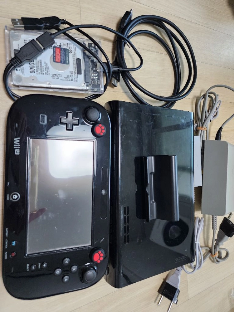 닌텐도 위유 Wii u 블랙 wiiu 이미지