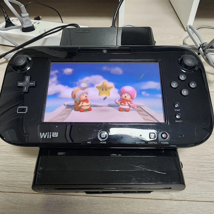 닌텐도 위유 Wii u 블랙 wiiu 이미지