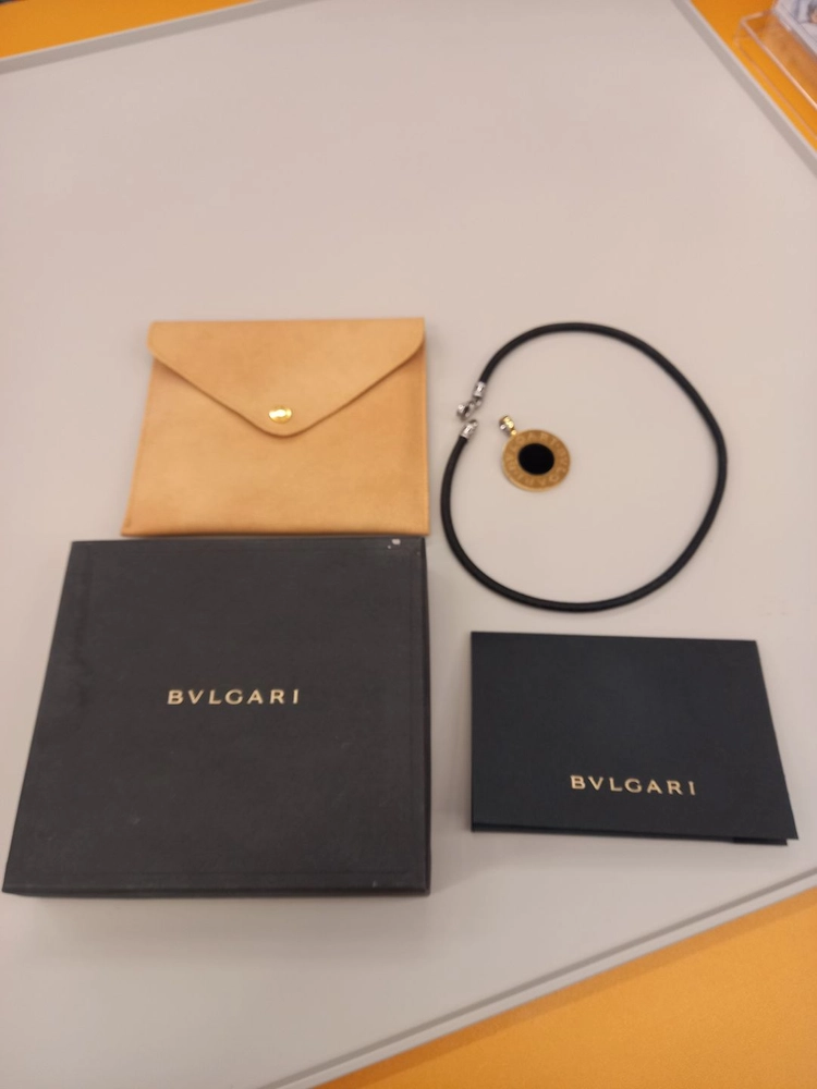 BVLGARI 불가리 네크리스(오닉스)대형 팬던트 목걸이 이미지