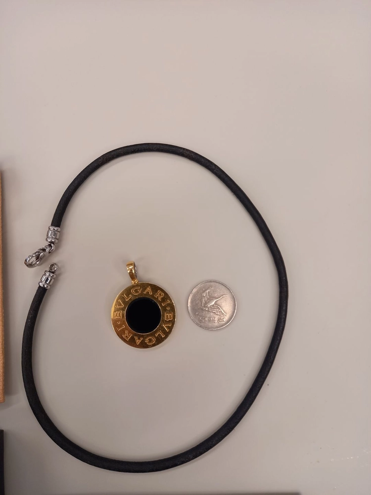 BVLGARI 불가리 네크리스(오닉스)대형 팬던트 목걸이 이미지