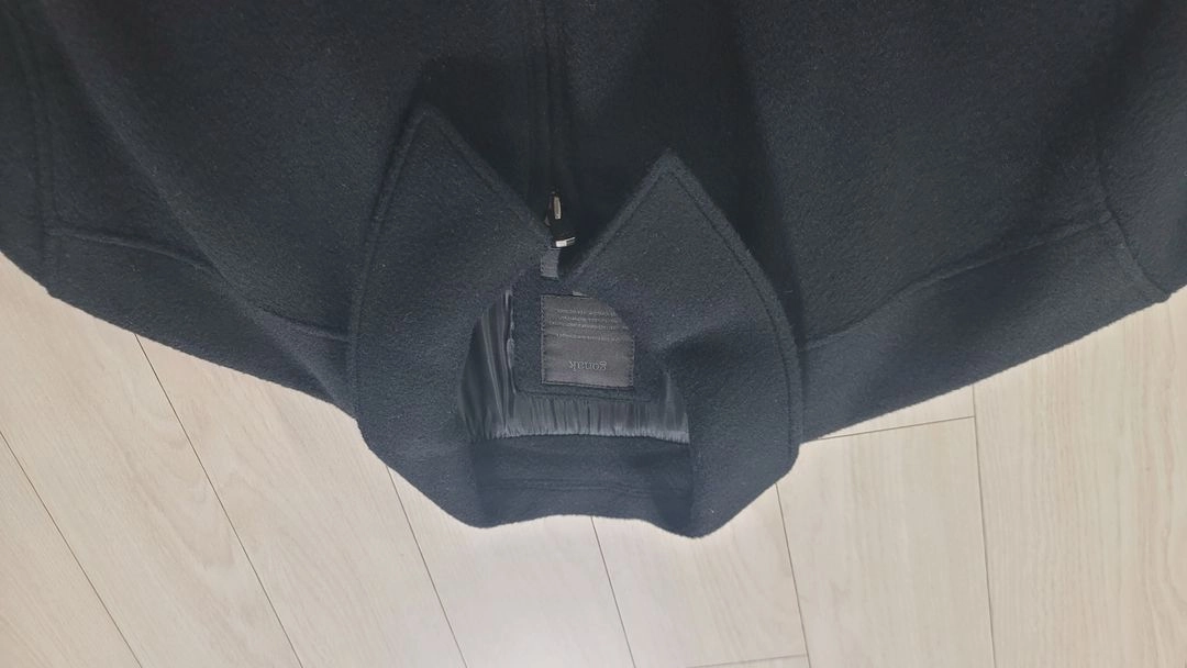 고낙 파셀 울 블루종 블랙 이미지
