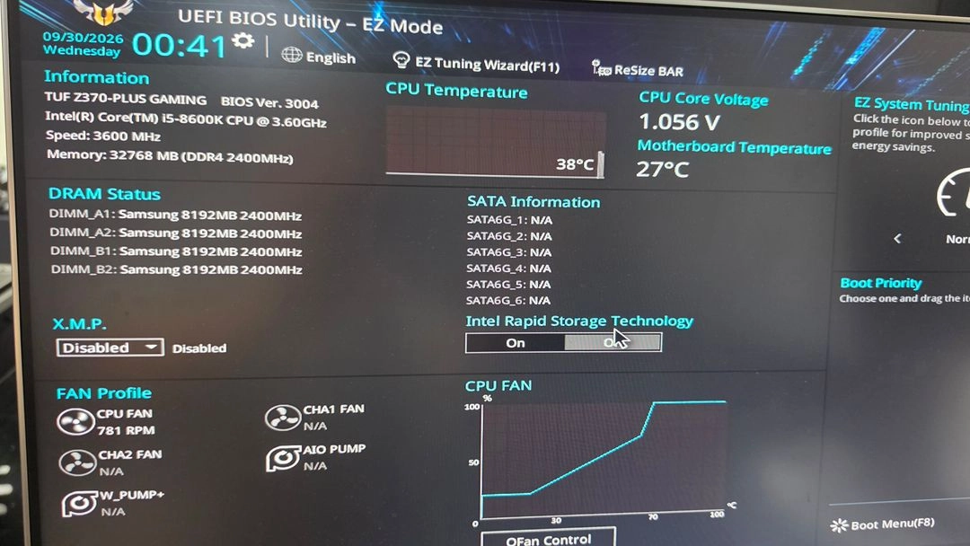 Asus Z370-plus gaming 메인보드 팔아요 이미지