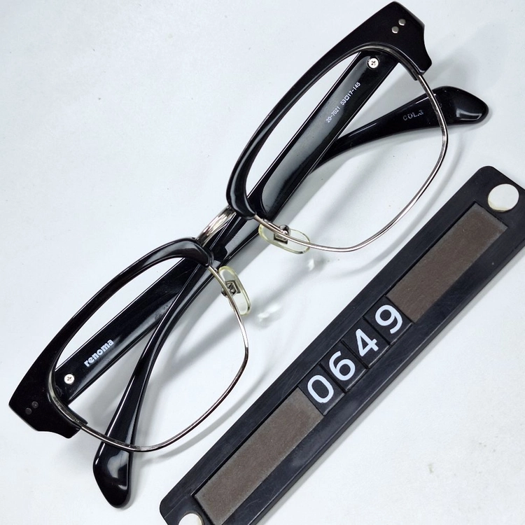 레노마 RENOMA 20-7021 안경테 선글라스테 53mm 하금테 일본 빈티지 아메카지 레트로 Y2K 패션 수입 이미지