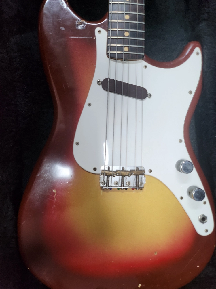 팬더 뮤직마스터 63 오리지날, fender music master, pre-CBS, 브라질리언 로즈우드 이미지