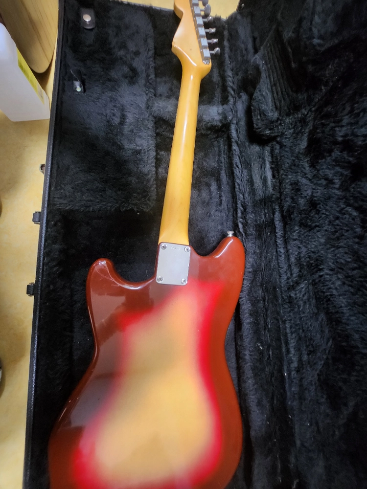 팬더 뮤직마스터 63 오리지날, fender music master, pre-CBS, 브라질리언 로즈우드 이미지