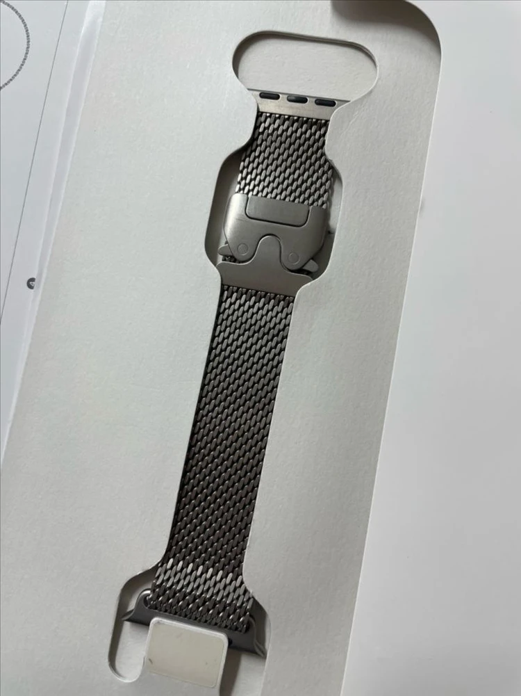 애플워치 티타늄 밀레니즈루프 내추럴 49mm SS급 이미지