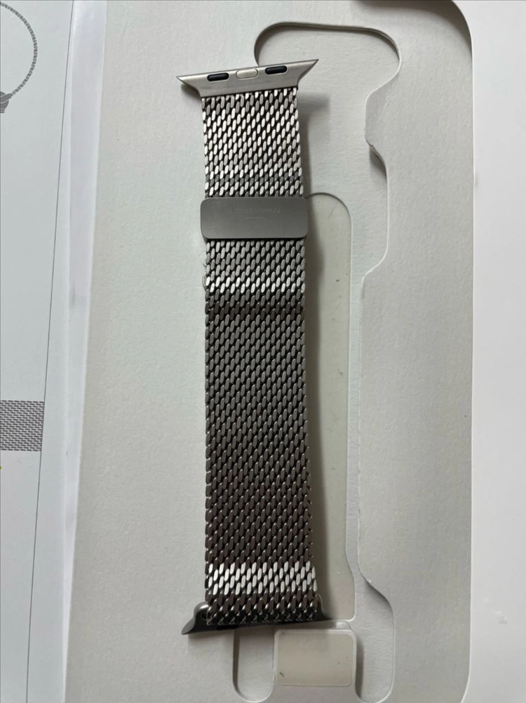애플워치 티타늄 밀레니즈루프 내추럴 49mm SS급 이미지