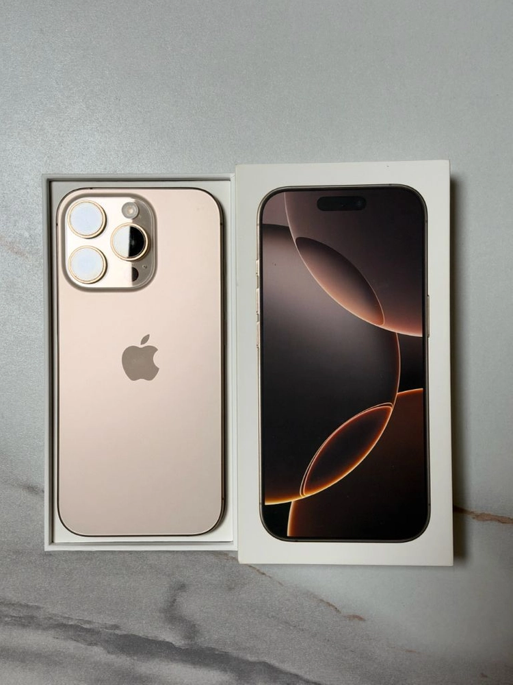 아이폰 16pro 데저트티타늄 256GB 풀박 이미지