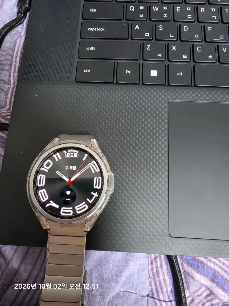 #갤럭시워치6클래식, #47mm, #실버, #Bluetooth, #풀박스, #S급상태, #케이스착용 이미지