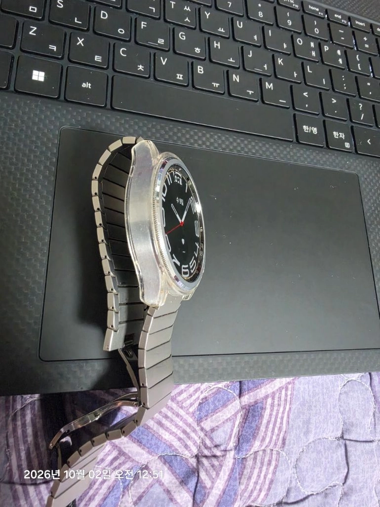 #갤럭시워치6클래식, #47mm, #실버, #Bluetooth, #풀박스, #S급상태, #케이스착용 이미지