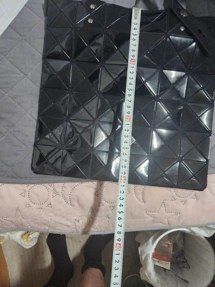 삼각형 패턴 토트백 바오바오 이미지