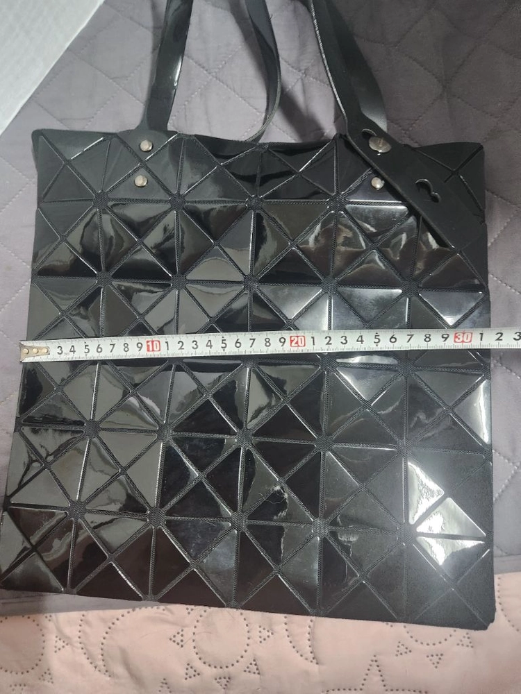 삼각형 패턴 토트백 바오바오 이미지