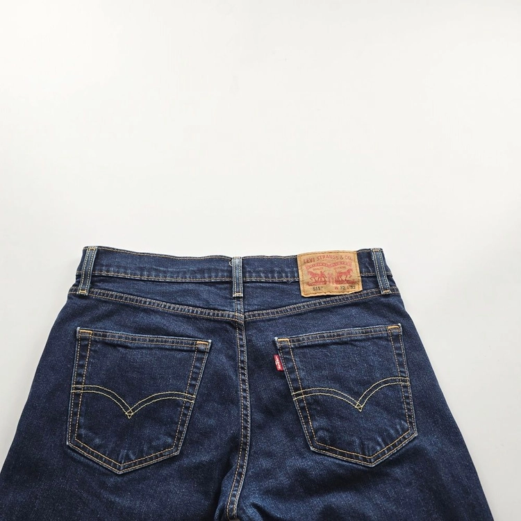 리바이스 511 청바지 약스판 슬림 진청 데님팬츠 사이즈32 R7595 이미지