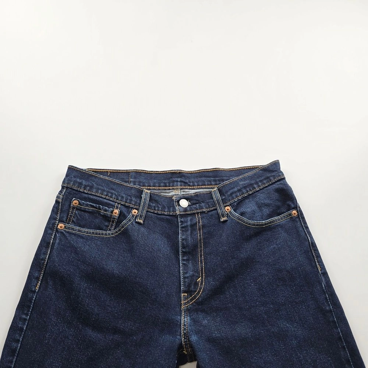 리바이스 511 청바지 약스판 슬림 진청 데님팬츠 사이즈32 R7595 이미지