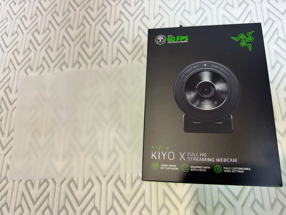 (미개봉) 레이저 키요 X 스트리밍 웹캠 Razer Kiyo X 유튜브 치지직 soop 방송 줌 화상 카메라 정품 이미지