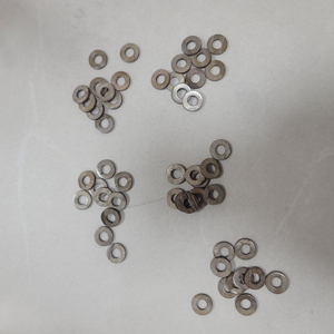 15mm 브라운원형 자개 비즈 50개 이미지