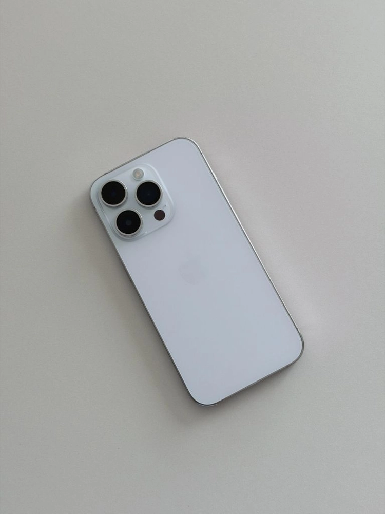 apple 아이폰 14 프로 실버 256GB 무음카메라 이미지