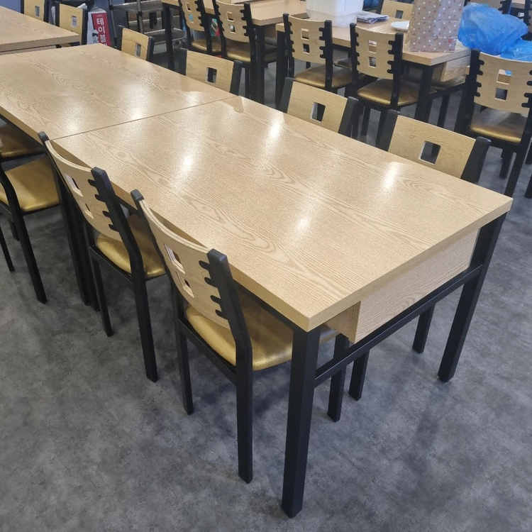 식당 4인용 식탁의자세트 이미지