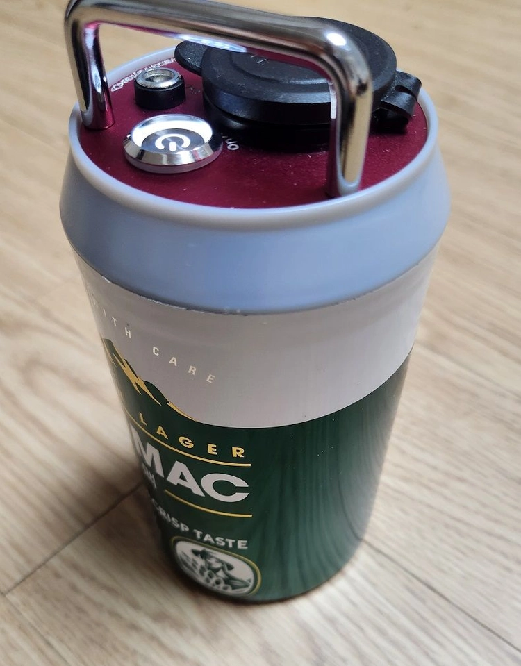 캠핑 갬성 맥주캔 파워뱅크 맥뱅(12.6V 12.6A) 이미지