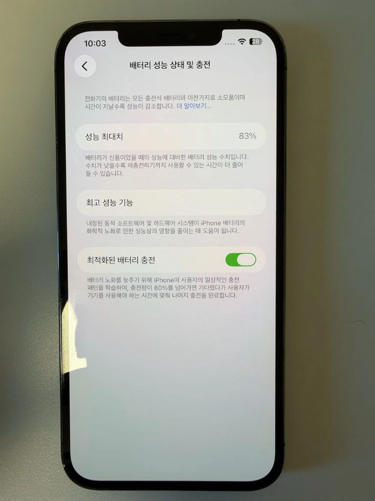 아이폰 12 프로맥스 256GB 그래파이트 이미지