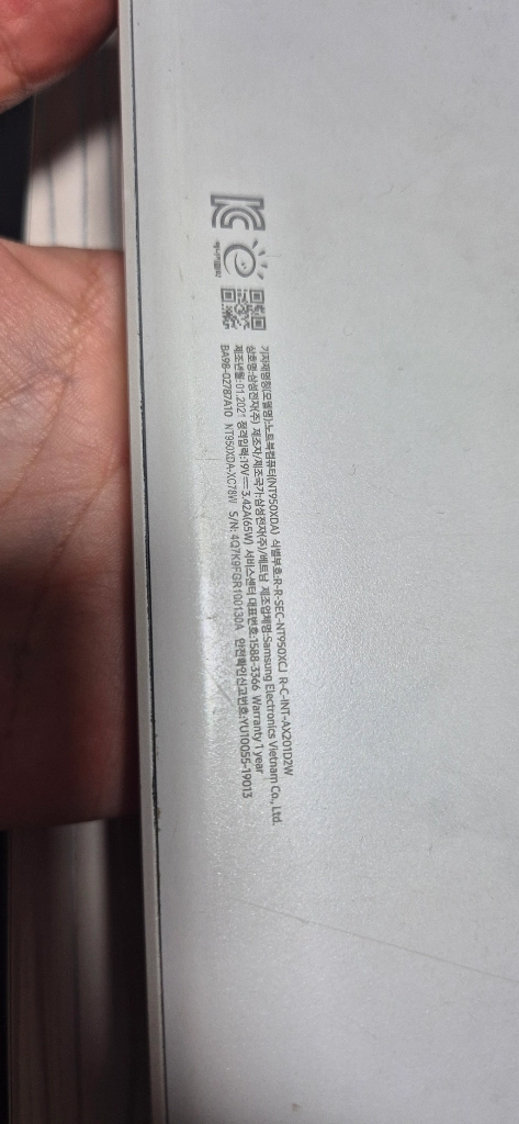 삼성 갤럭시북 이온2 NT950XDA, i7, MX450, 램 16GB, SSD 512GB 부착 이미지