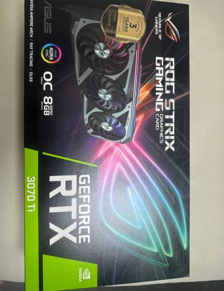ASUS ROG STRIX RTX 3070Ti 8GB 그래픽카드 - 안심되는 중고거래
