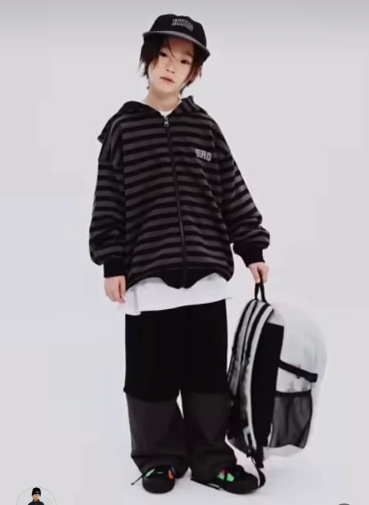 히로 블랭크 후드집업,바지 이미지