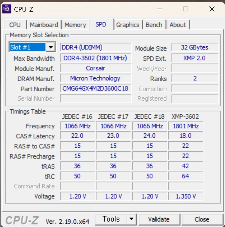 램/메모리 커세어 DDR4-3600 RGB 32GB x 8개 (총 256GB / 4개 단위 판매) 이미지